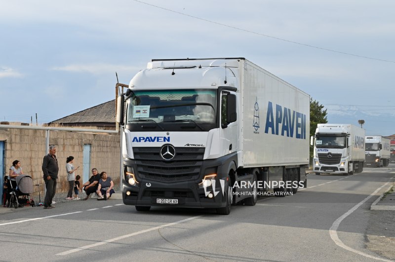 Армения отправила 80 тонн гуманитарной помощи в Ливан через границу с Турцией: грузовики пересекли КПП Маргара