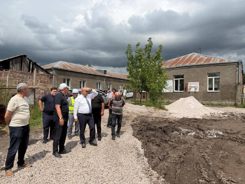 Строительство школы в Сюникской области в рамках программы «300 школ, 500 детских садов»