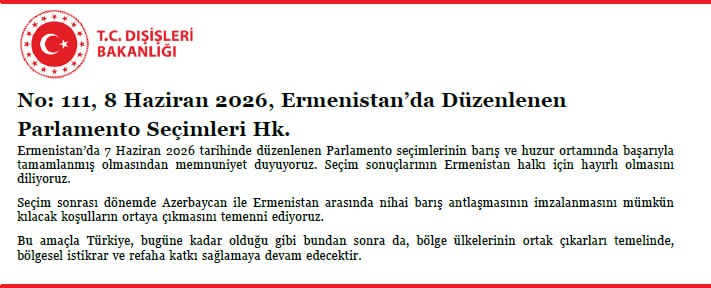 Парламентские выборы в Армении 7 июня 2026 года: реакция МИД Турции и перспективы для Сюника