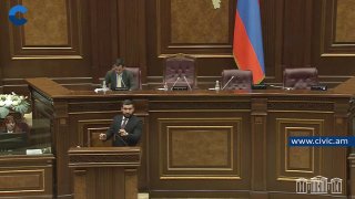 Ваагн Алексанян: оппозиция покинула зал заседаний из-за закона об избирательных взятках
